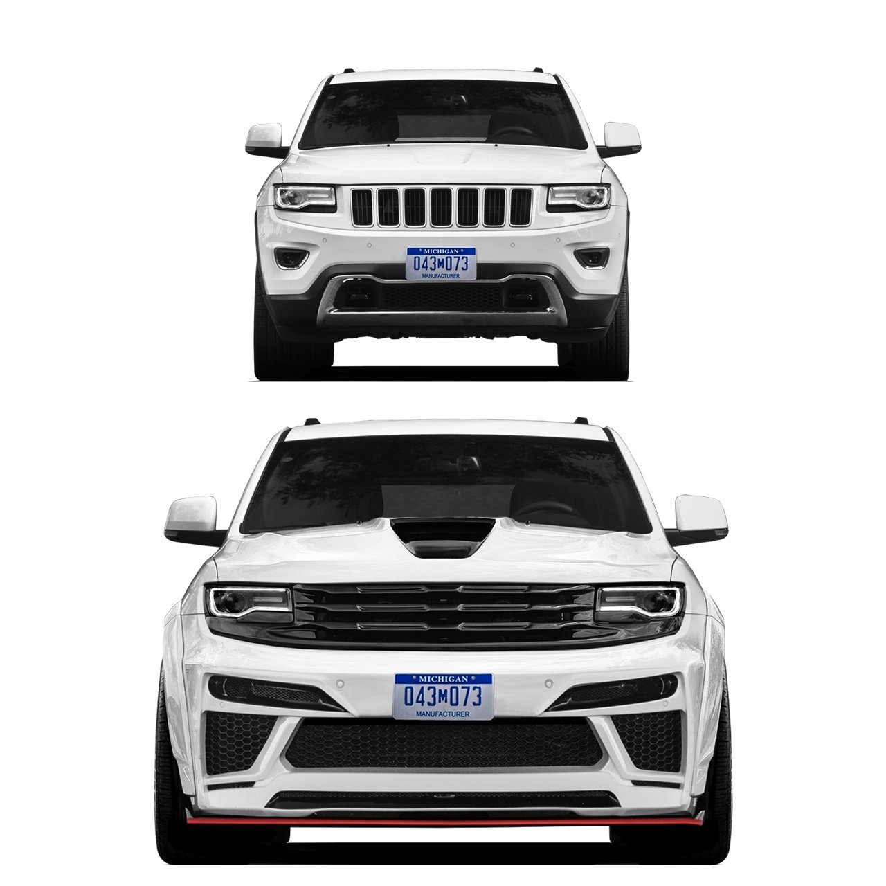 Check price and buy Renegade Design body kit for Jeep Grand Cherokee WK2  V1