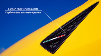 Hodoor Performance Carbon fiber fender inserts Lamborghini Urus