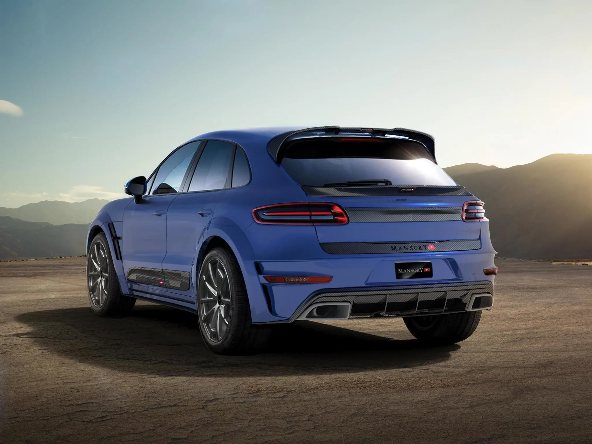 Mansory body kit for Porsche Macan carbon