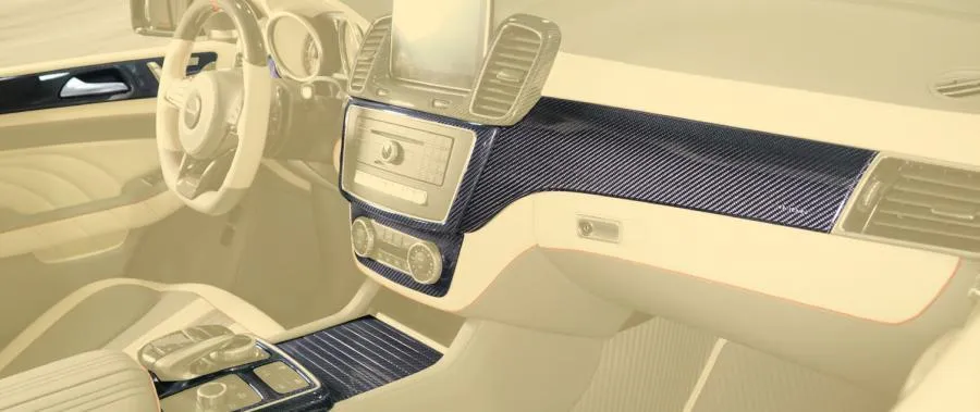 Carbon fiber inserts in the interior 63 AMG for Mercedes GLE-class W166