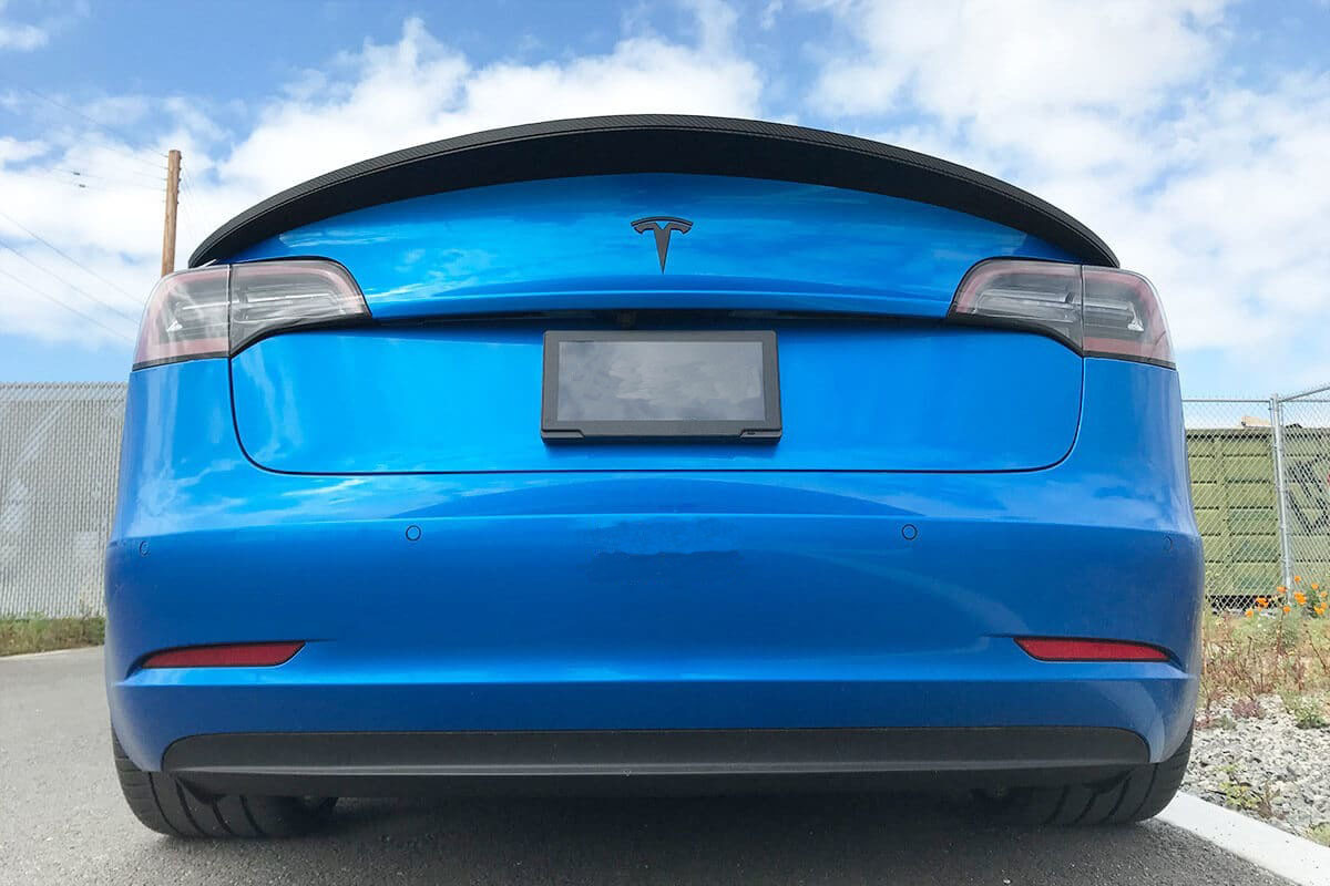 Unplugged Performance High Downforce Trunk Spoiler for Tesla Model 3 new model