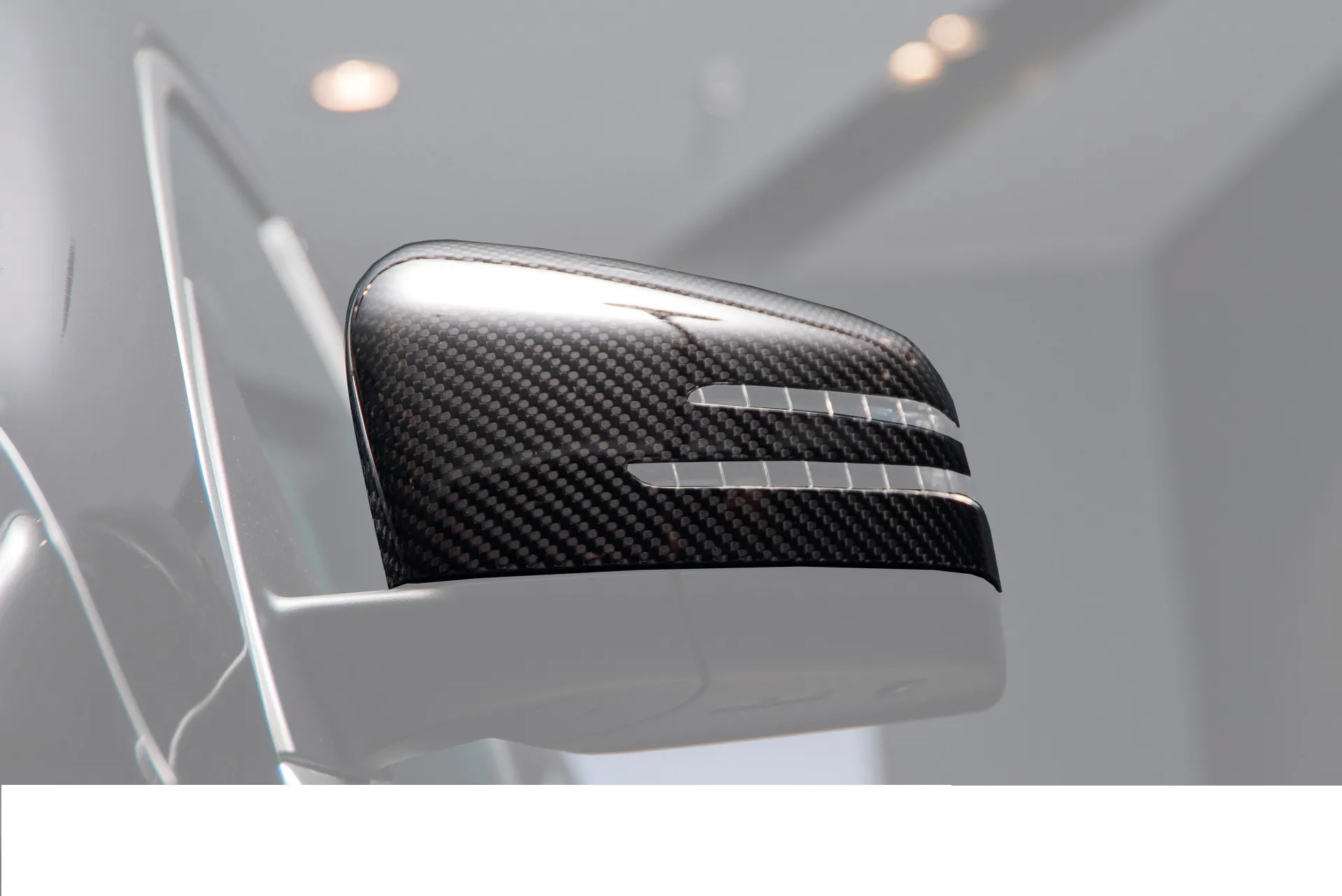 Carbon fiber mirror linings  for Mercedes CLS-class X166