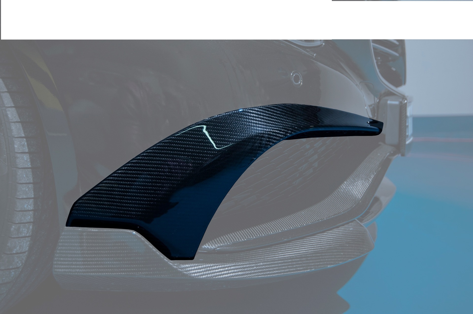 Carbon fiber front bumper lashes 63 AMG for Mercedes S-class coupe C217