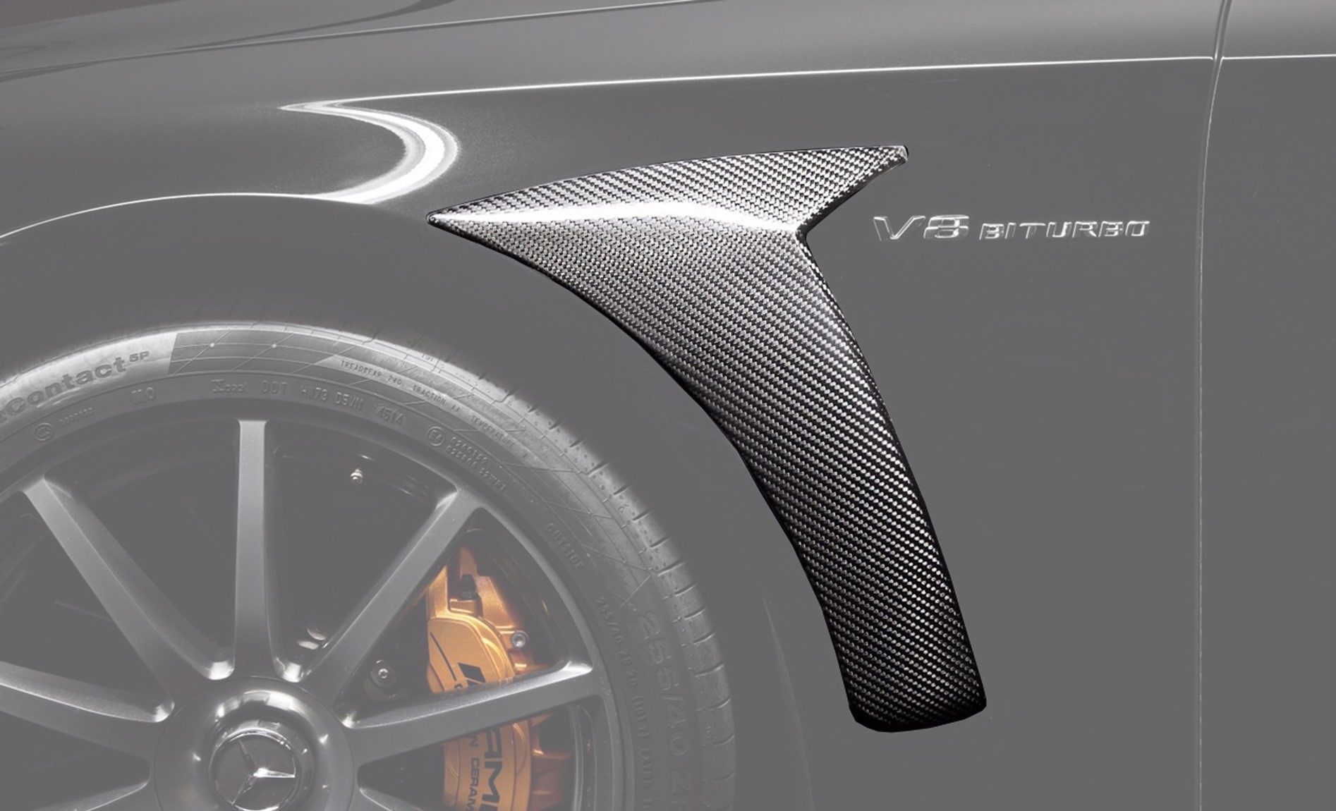 Carbon Fiber Air Intakes For Fenders 63 AMG for Mercedes Sclass coupe