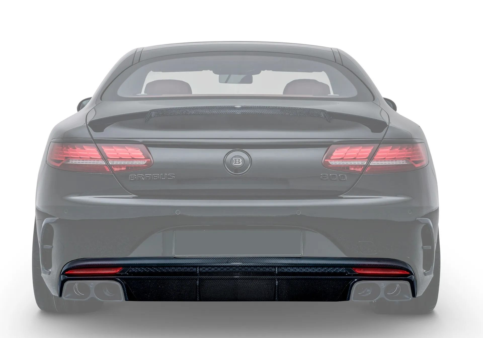 Carbon fiber rear bumper diffuser 63 AMG for Mercedes S-class coupe C217 new model