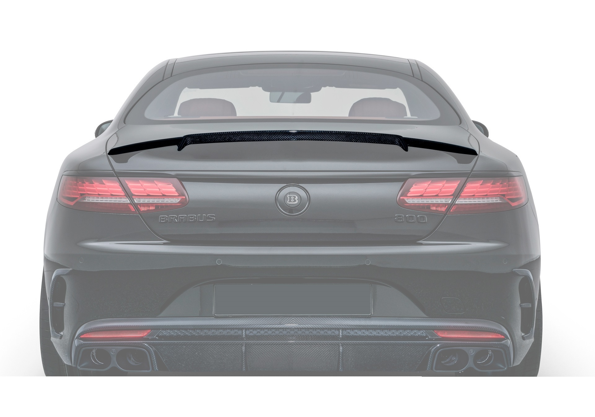 Carbon fiber trunk spoiler 63 AMG for Mercedes S-class coupe C217 new model