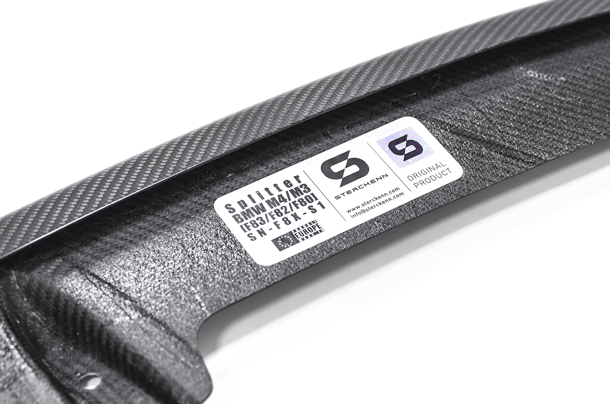 Sterckenn Carbon Fiber front splitter for BMW M4 F82 latest model
