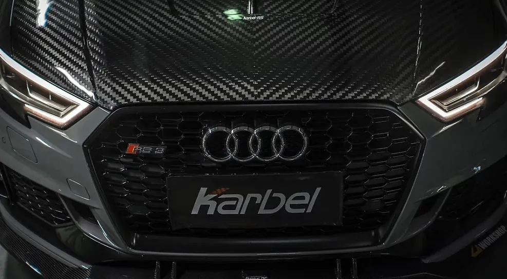 Check our price and buy Karbel Carbon Fiber Body kit set for Audi RS3 FL