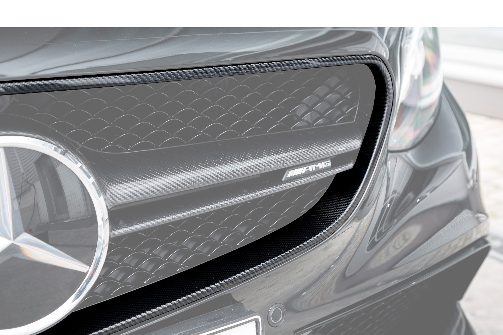 Hodoor Performance Carbon fiber frame radiator grille 63 AMG Style for Mercedes S-class coupe C217