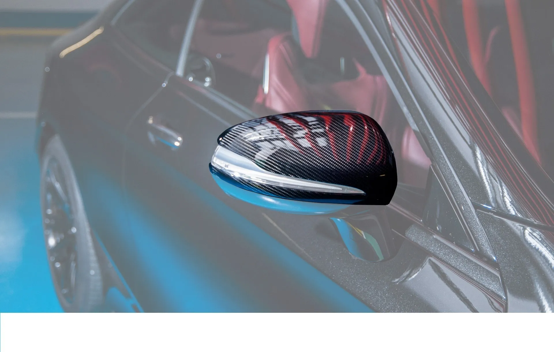 Hodoor Performance Carbon fiber covers for mirrors 63 AMG Style for Mercedes S-class coupe C217