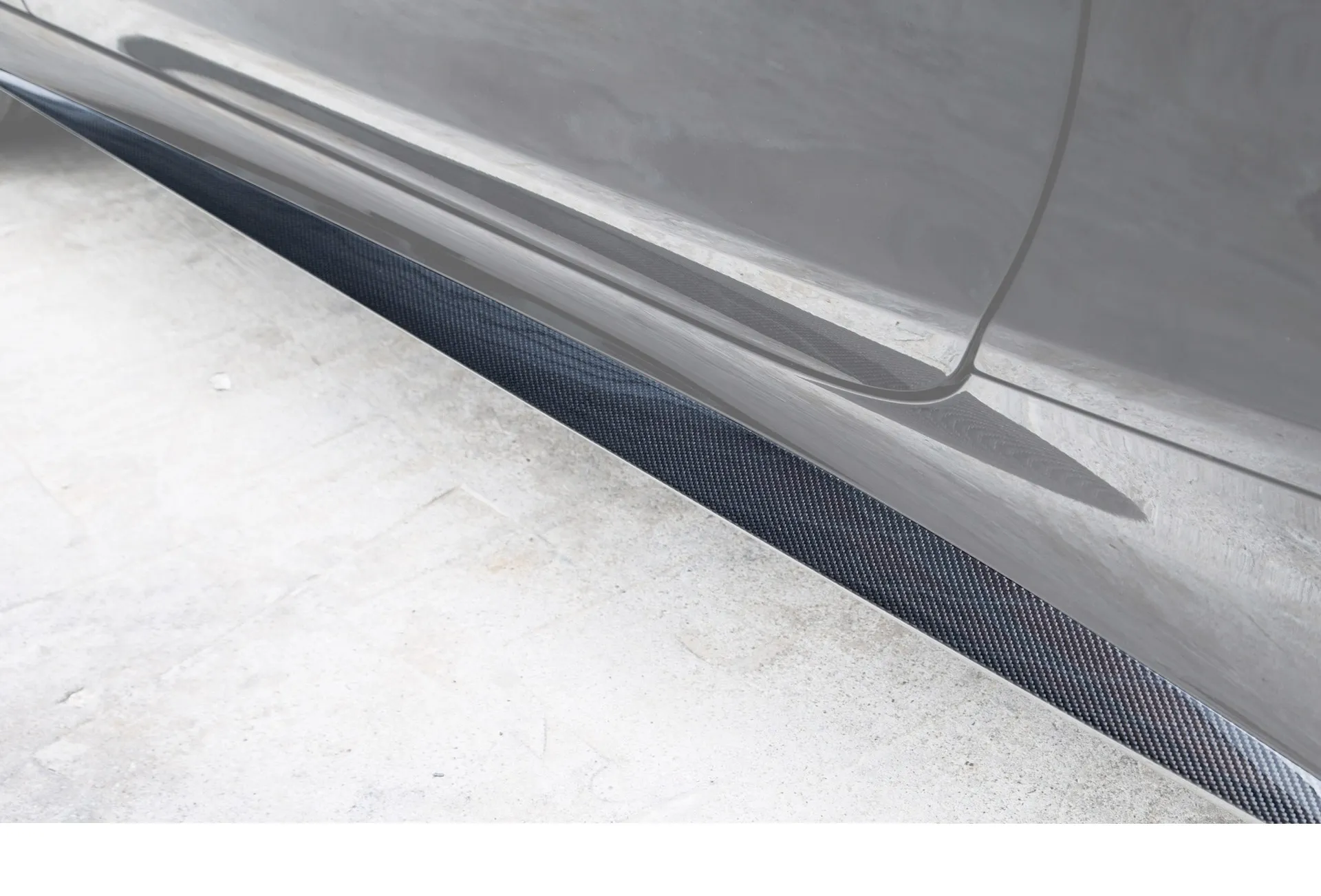 Carbon fiber door sill pads 63 AMG Style for Mercedes S-class coupe C217
