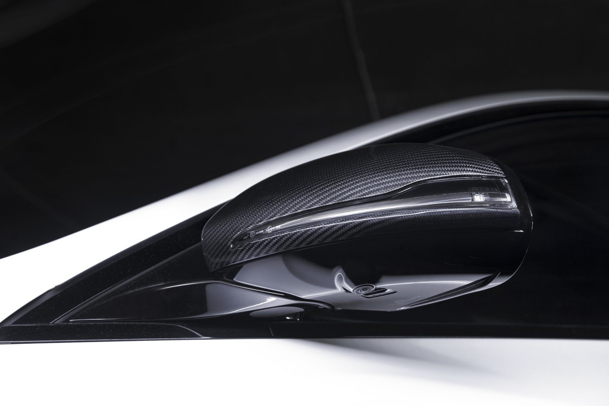 Hodoor Performance Carbon fiber mirror caps for Mercedes A-Class