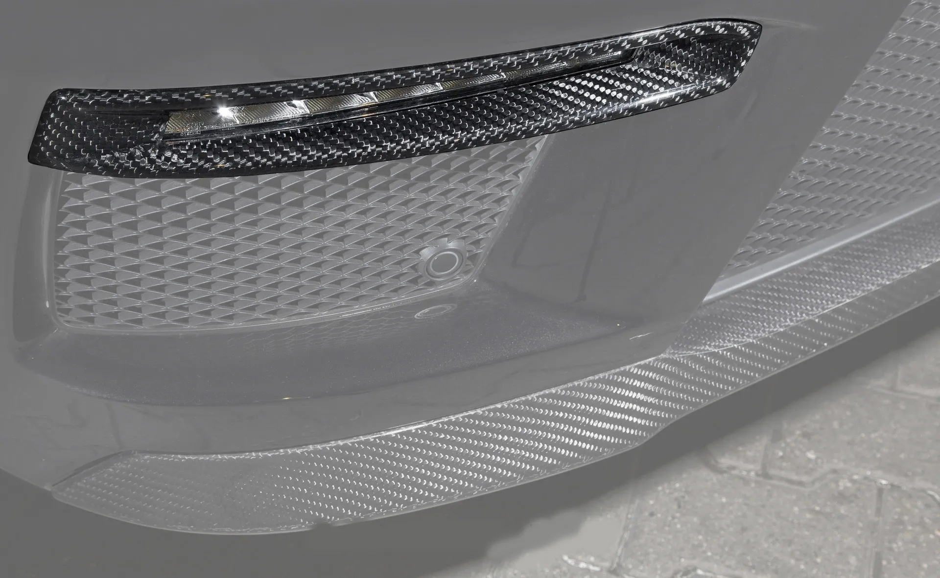 Hodoor Performance Carbon fiber front bumper diode frames 63 AMG Style for Mercedes GL-class X166