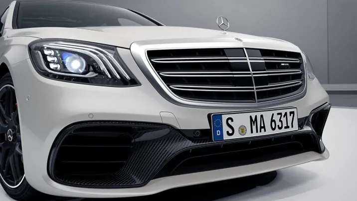 Carbon fiber front bumper cover S63 AMG Style restyling for Mercedes S-class W222