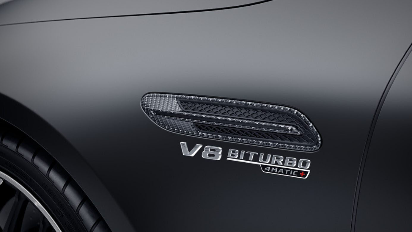 Hodoor Performance Carbon Fiber Inserts in Arches for Mercedes CLS-class C257