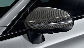 Hodoor Performance Carbon fiber mirror pads for Mercedes S63 AMG W222