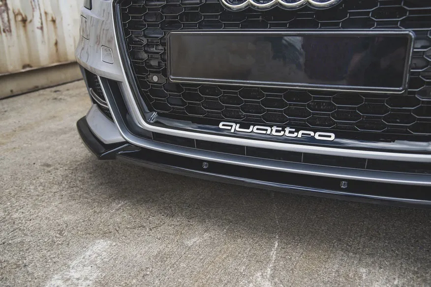 Maxton Design FRONT SPLITTER V.3 FOR AUDI S3 / A3 S-LINE 8V latest model
