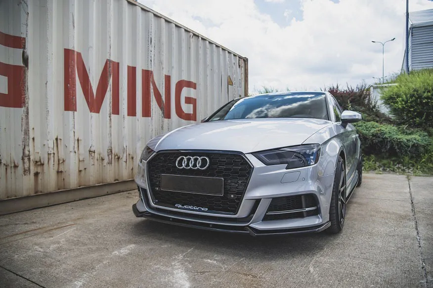 Maxton Design FRONT SPLITTER V.3 FOR AUDI S3 / A3 S-LINE 8V new model