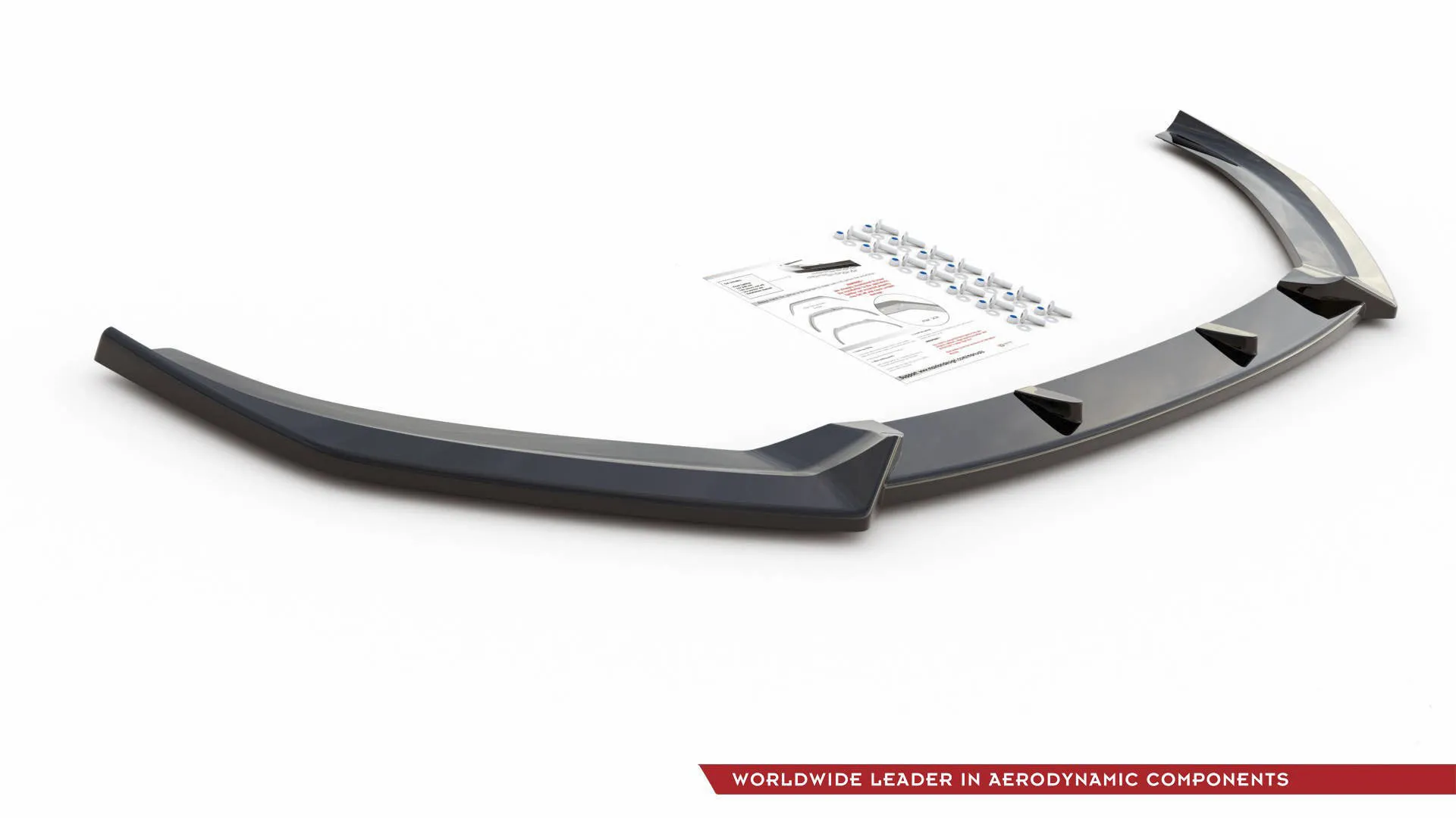 Maxton Design FRONT SPLITTER V.3 FOR AUDI S3 / A3 S-LINE 8V new style