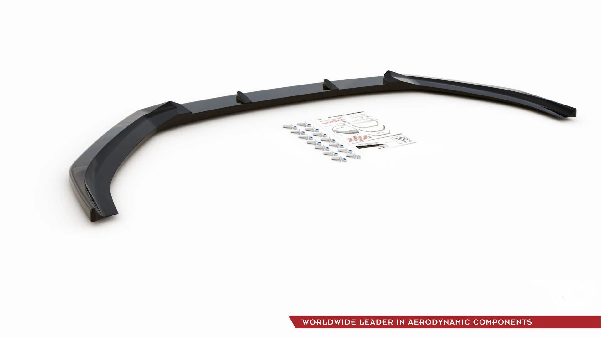 Maxton Design FRONT SPLITTER V.3 FOR AUDI S3 / A3 S-LINE 8V abs plastic