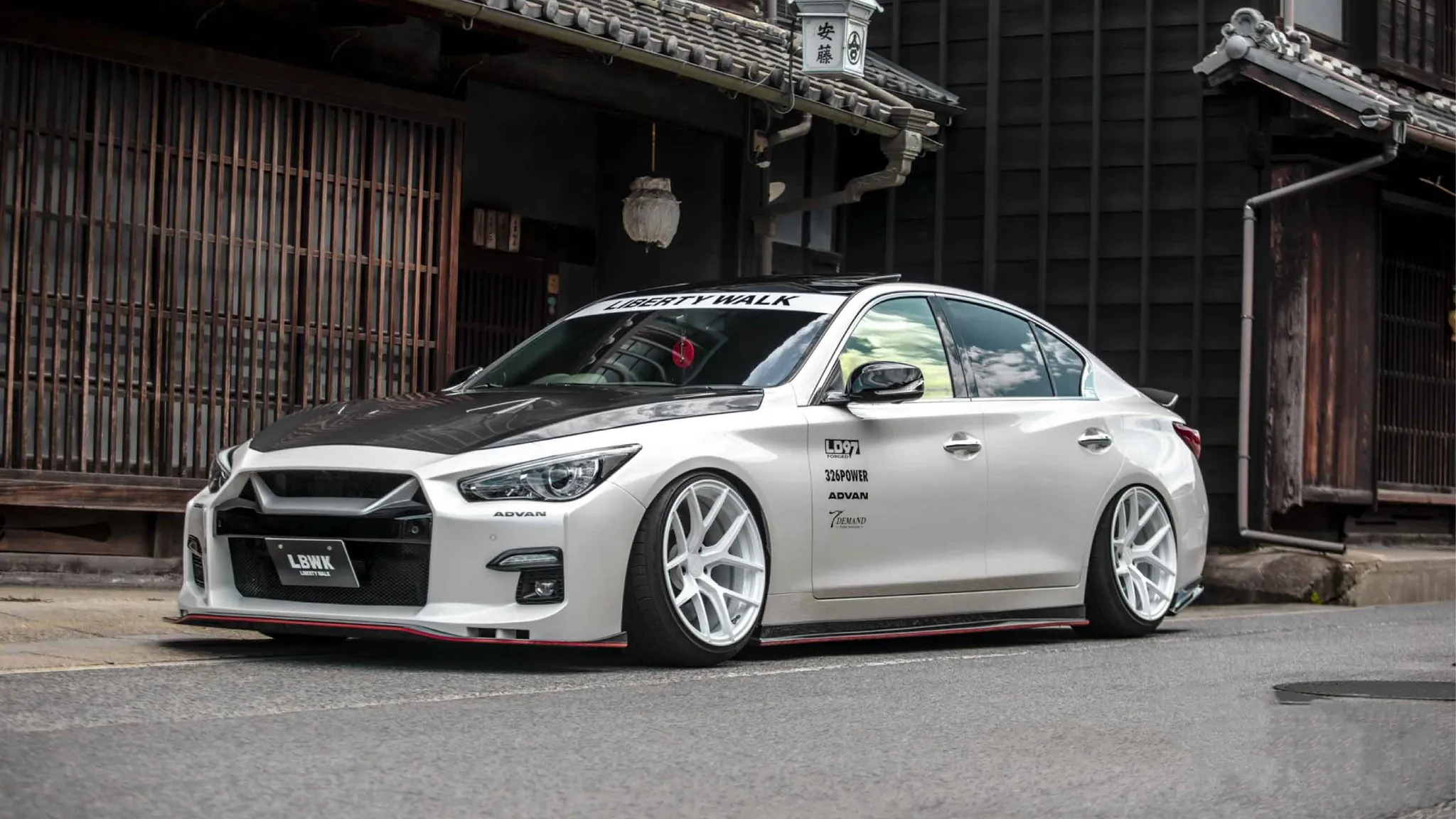 Liberty Walk nation body kit for Nissan V37 Skyline new model