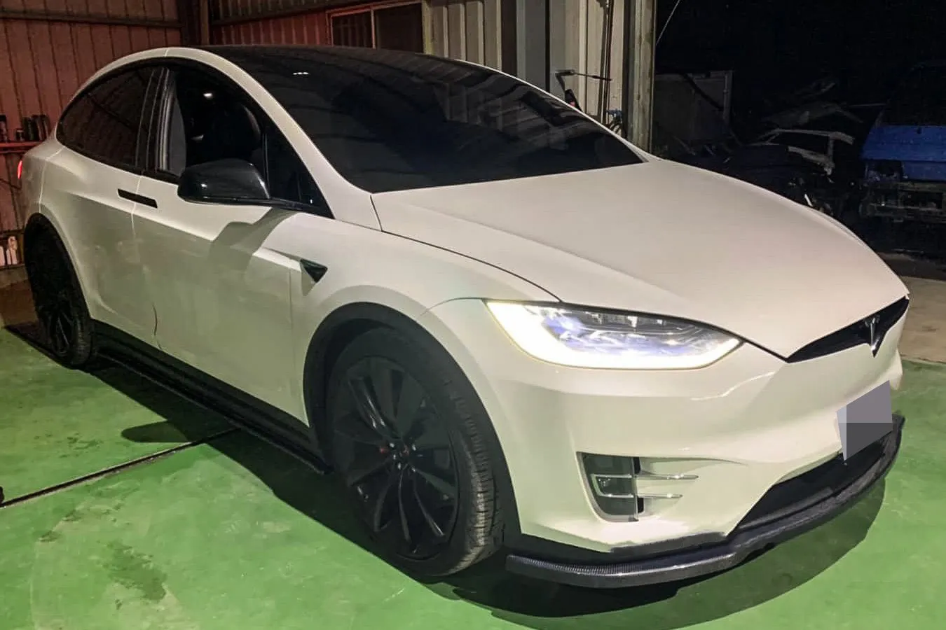 JL Motoring Carbon Fiber Front Lip for Tesla Model X