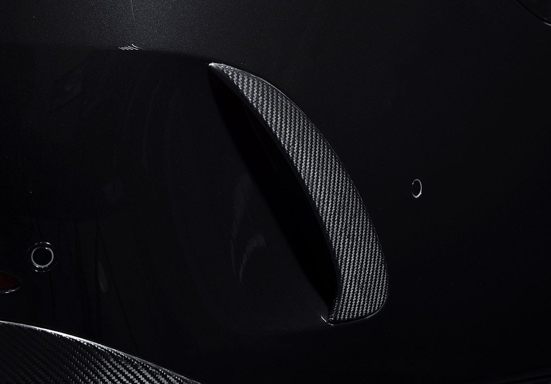 Hodoor Performance Carbon fiber Inserts to Rear Air Inlets for Mercedes CLS-class C257