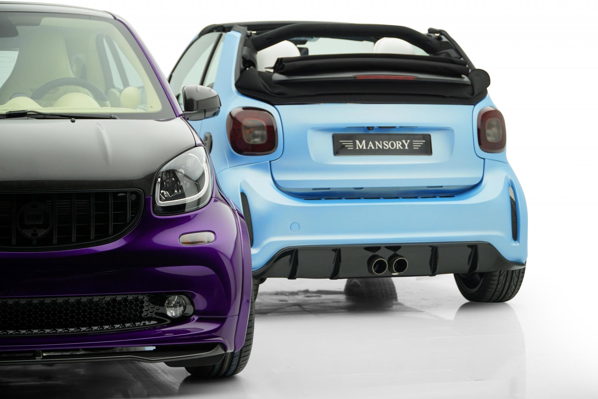 Mansory Carbon Fiber Body kit set for Smart Fortwo wide body Buy