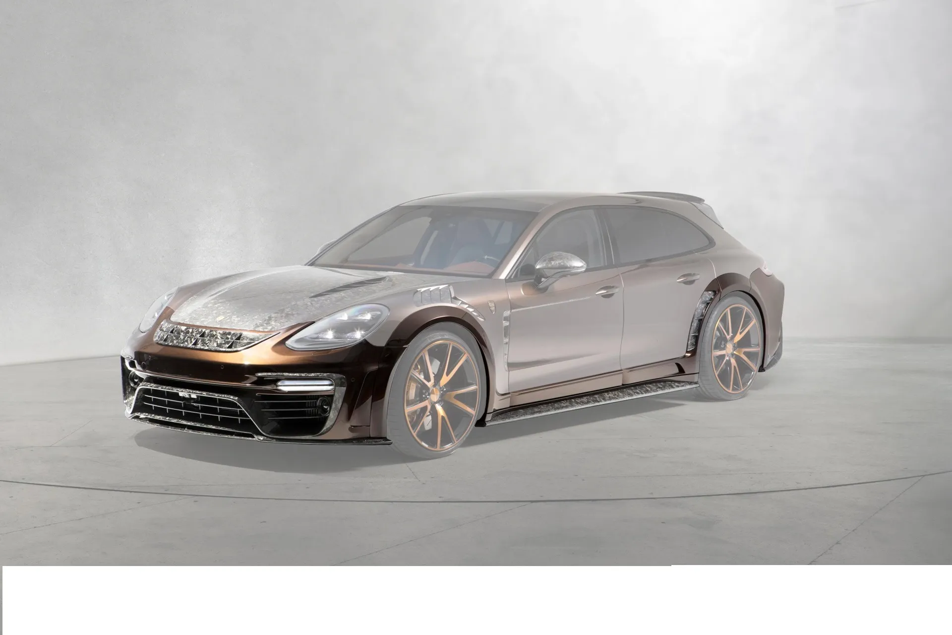 Carbon fiber wide body kit (without/with radar) Mansory Style for Porsche Panamera