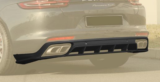 Hodoor Performance Carbon fiber diffuser Mansory Style for Porsche Panamera