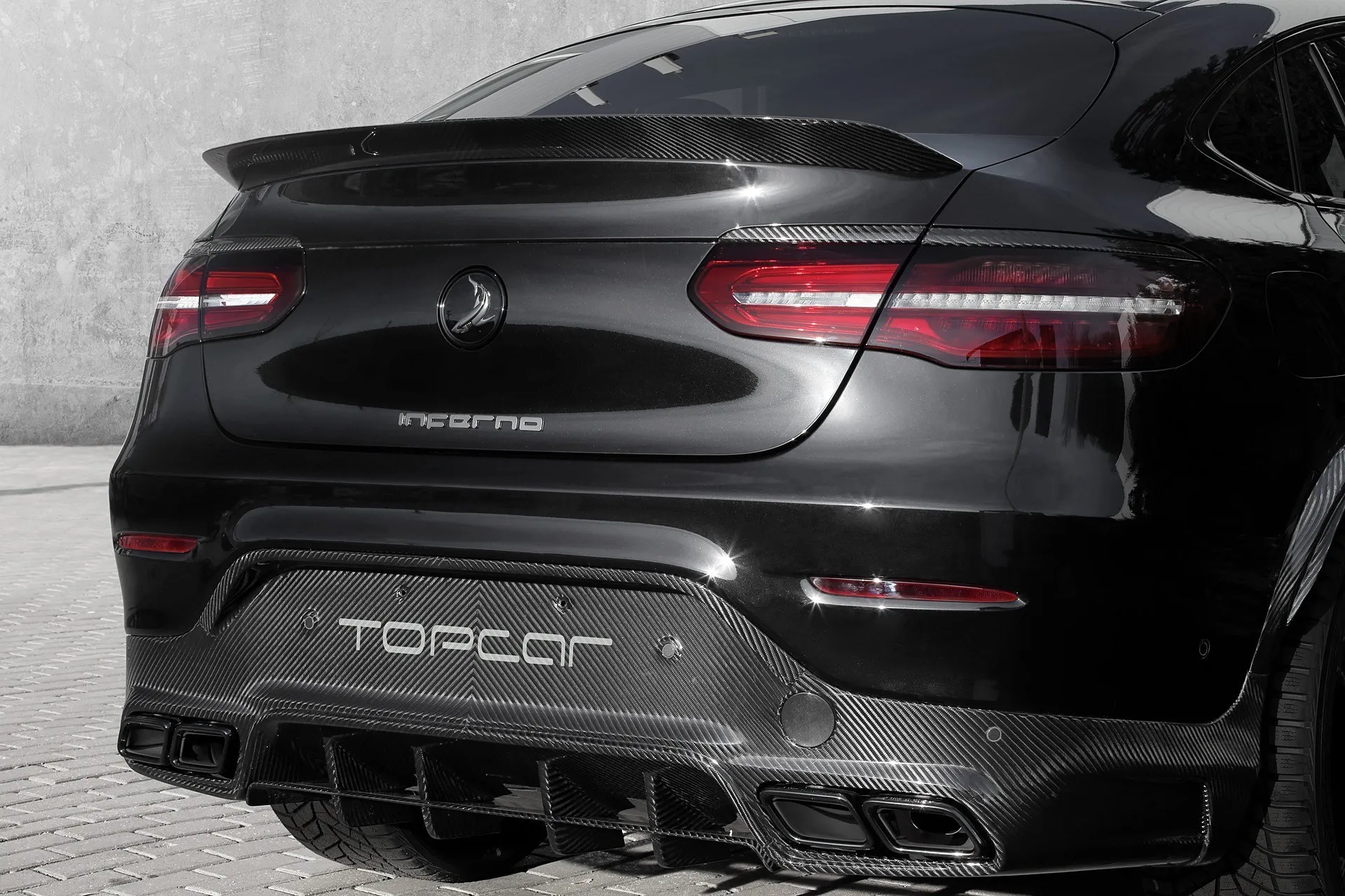 Check our price and buy Topcar Design body kit for Mercedes GLC Coupe C253 Inferno