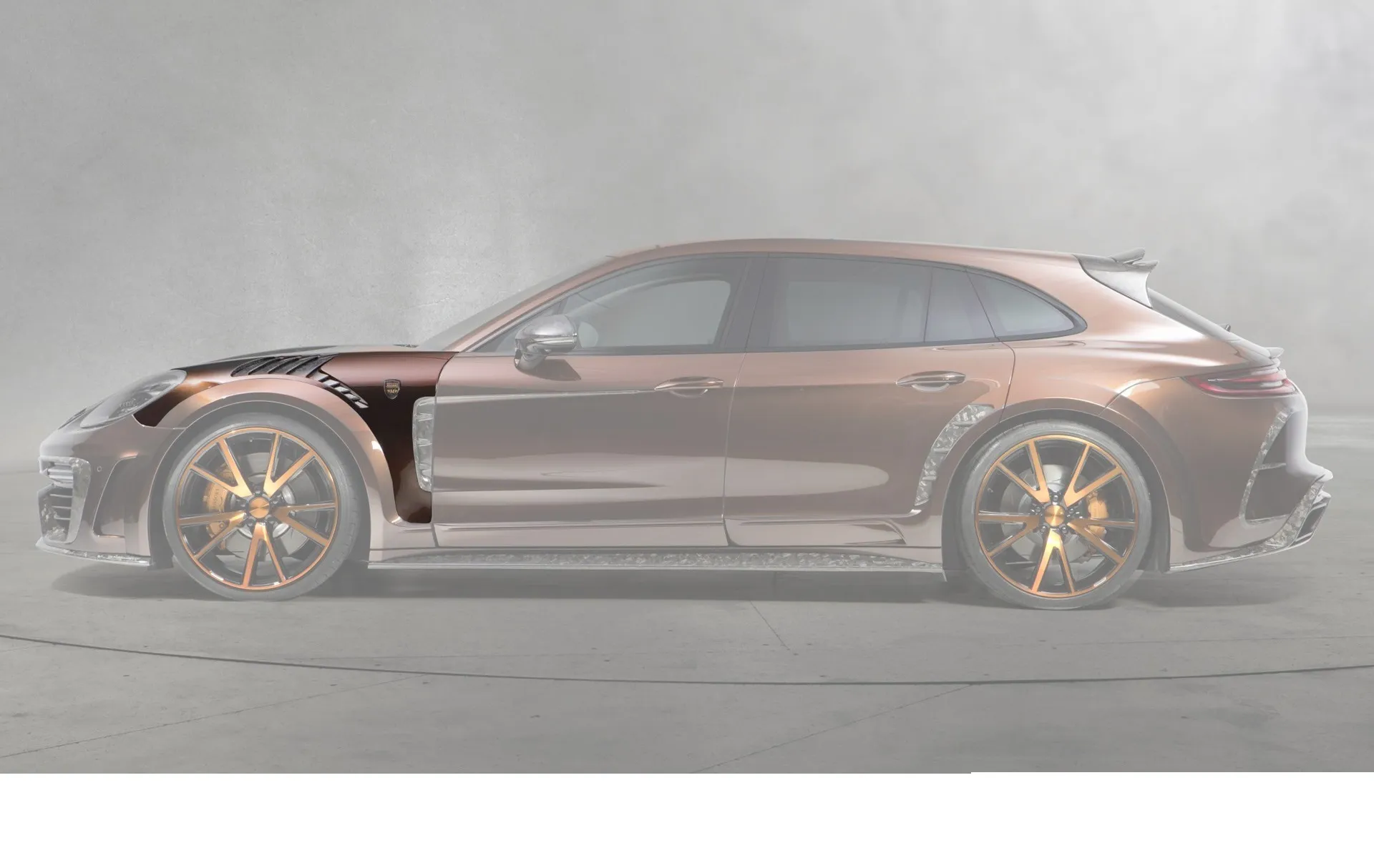 Hodoor Performance Carbon fiber front fenders Mansory Style for Porsche Panamera