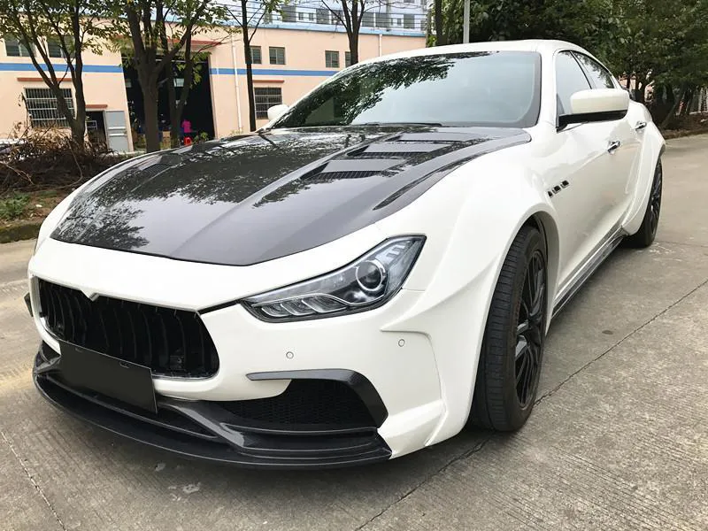 Hodoor Performance Carbon Fiber Front Rear Body Kit for Maserati Ghibli S Q4