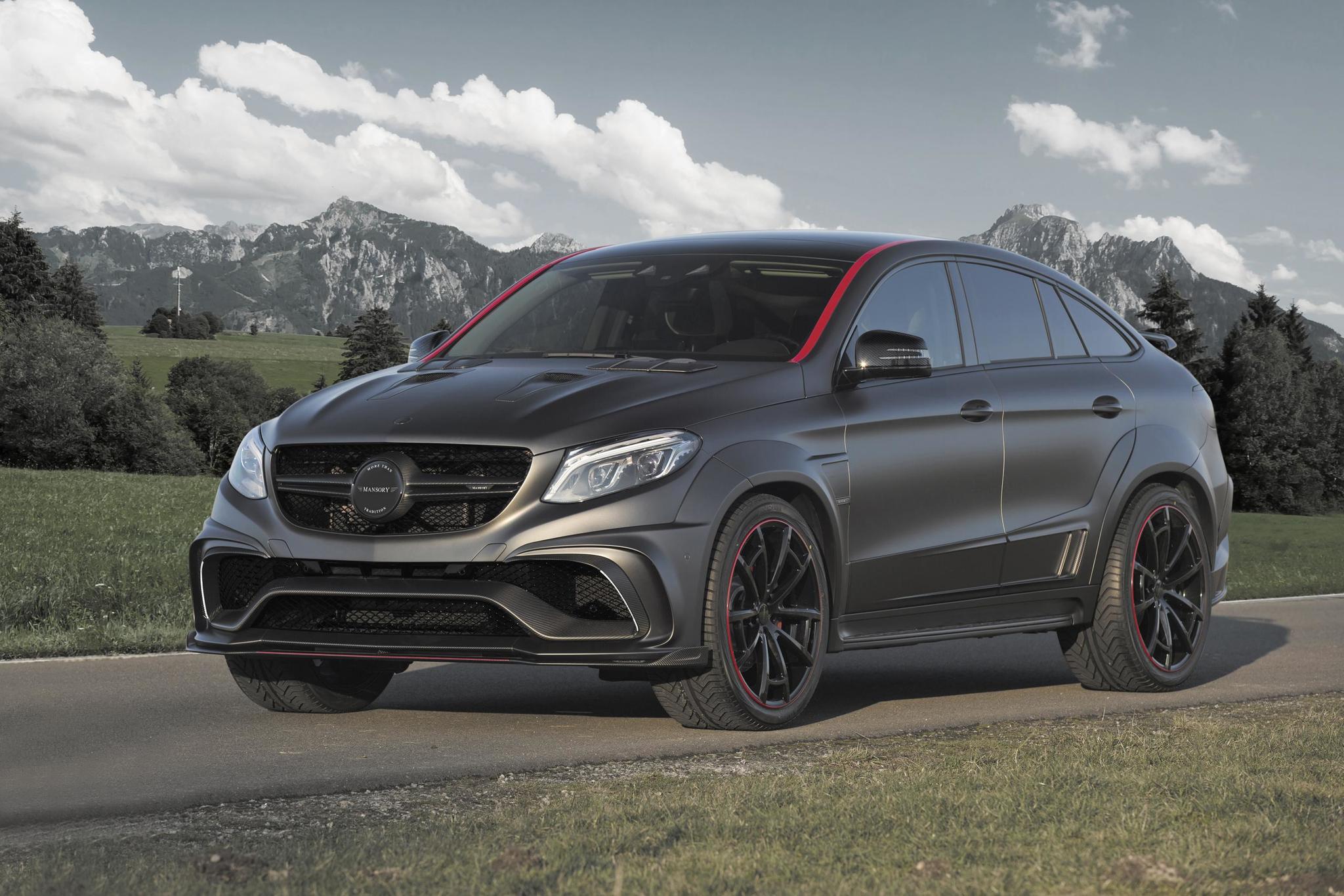 Mansory body kit for Mercedes GLE carbon