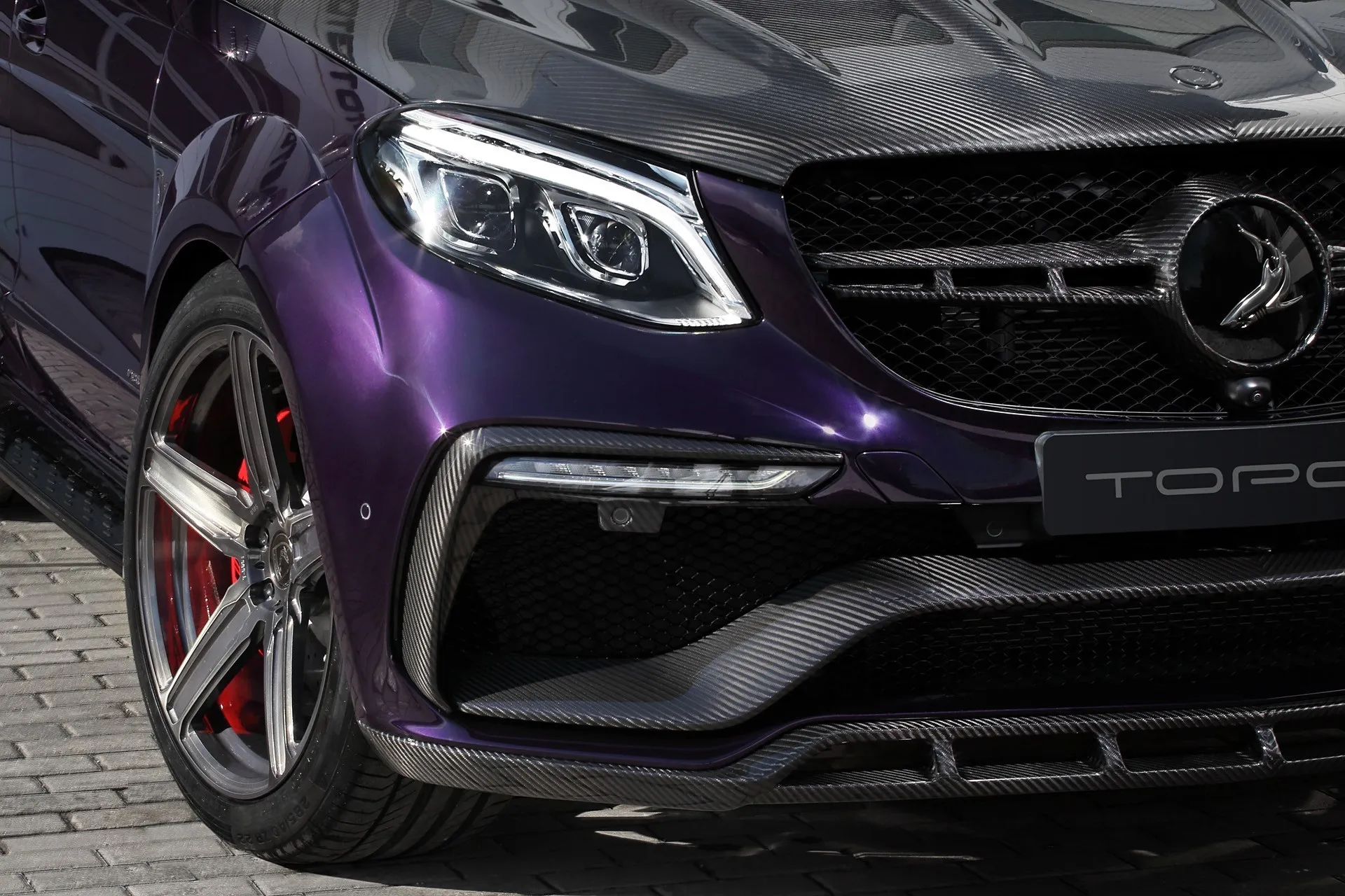 Check our price and buy Topcar Design body kit for Mercedes GLE W166 wagon Inferno