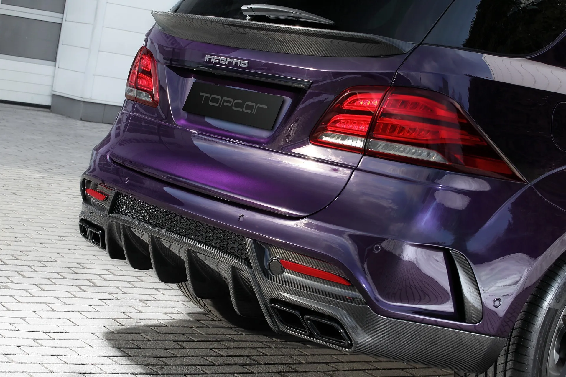 Check our price and buy Topcar Design body kit for Mercedes GLE W166 wagon Inferno