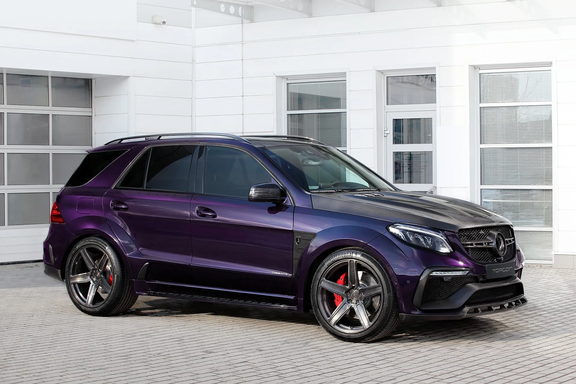 Check our price and buy Topcar Design body kit for Mercedes GLE W166 wagon Inferno