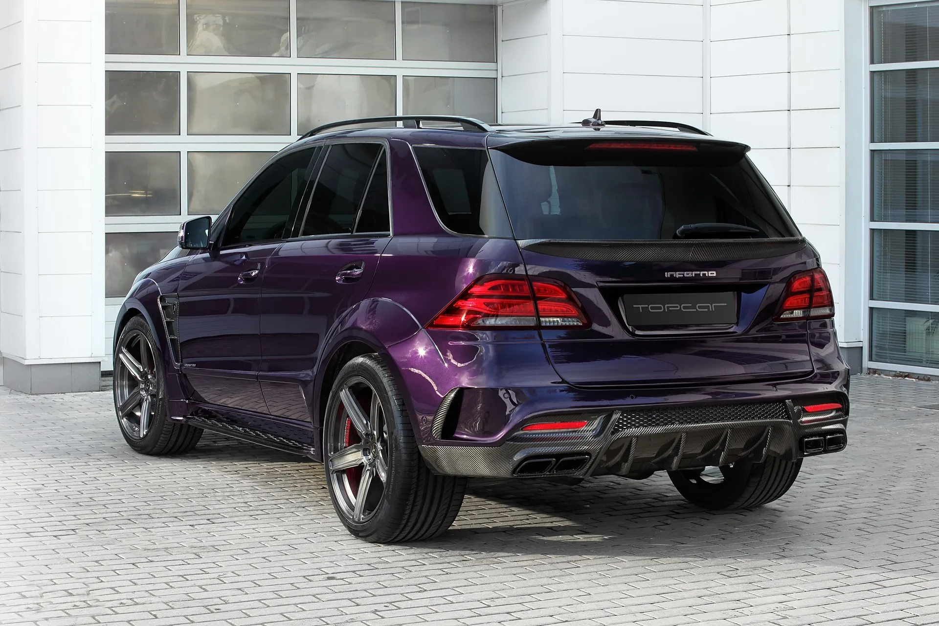 Check our price and buy Topcar Design body kit for Mercedes GLE W166 wagon Inferno