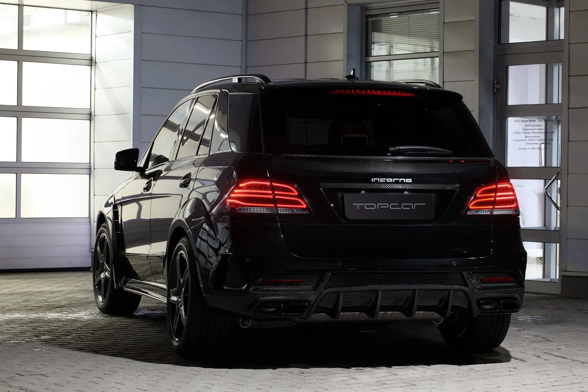 Check our price and buy Topcar Design body kit for Mercedes GLE W166 wagon Inferno