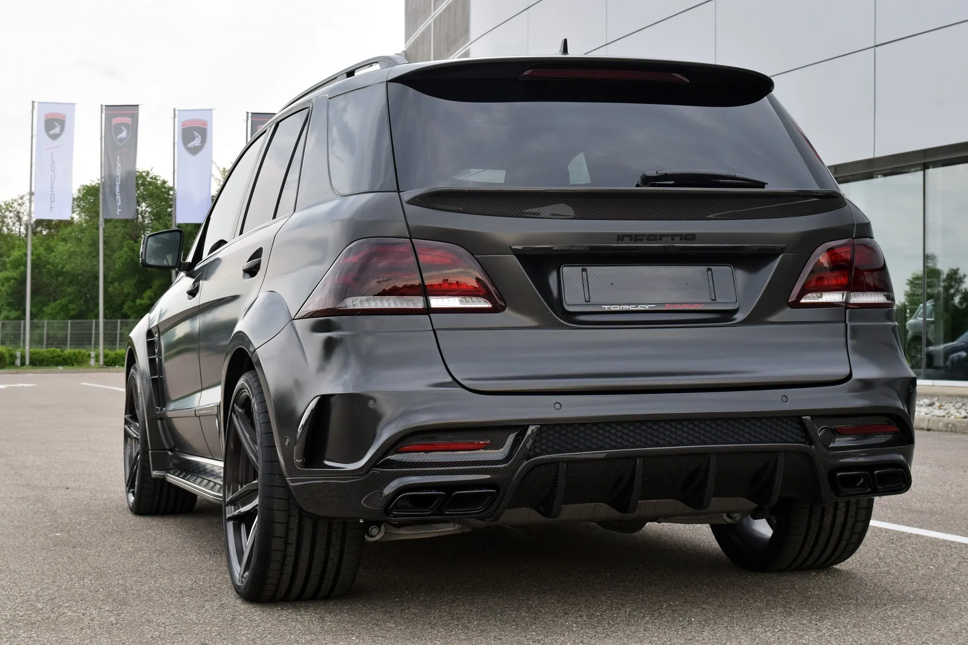 Check our price and buy Topcar Design body kit for Mercedes GLE W166 wagon Inferno