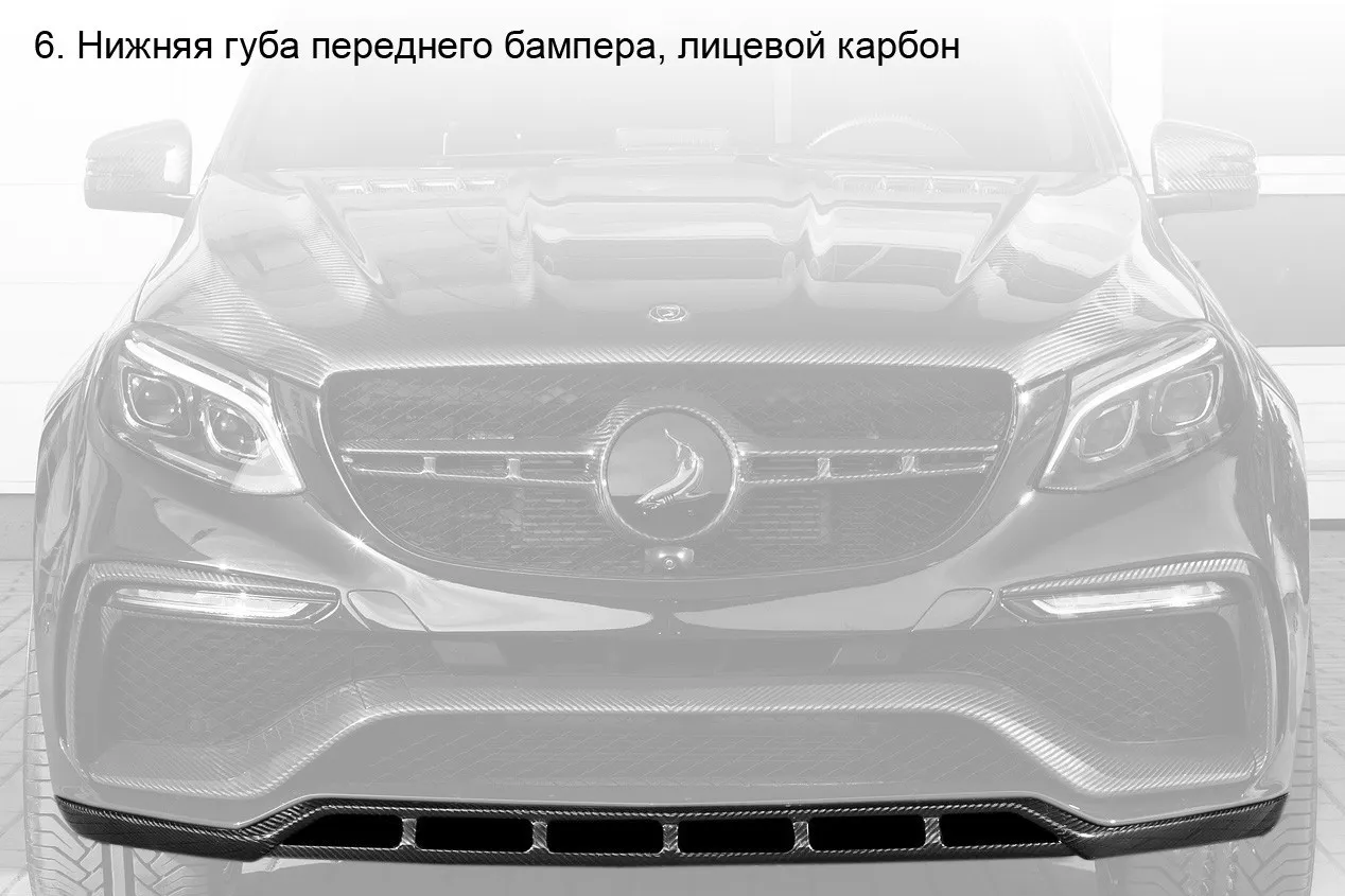 Check our price and buy Topcar Design body kit for Mercedes GLE W166 wagon Inferno