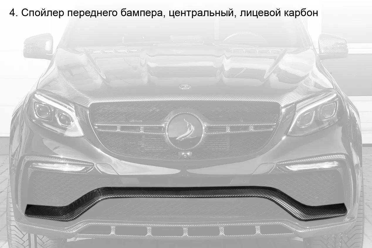 Check our price and buy Topcar Design body kit for Mercedes GLE W166 wagon Inferno