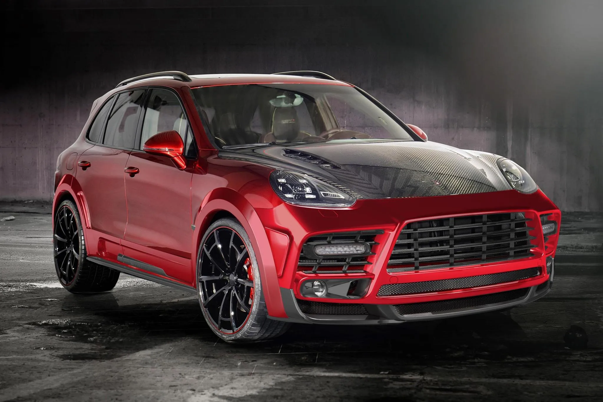 Mansory body kit for Porsche Cayenne carbon