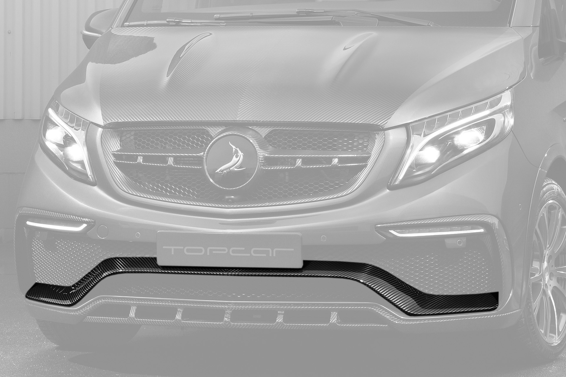 Topcar Design Carbon Fiber Body Kit Set For Mercedes V-class Køb Med 