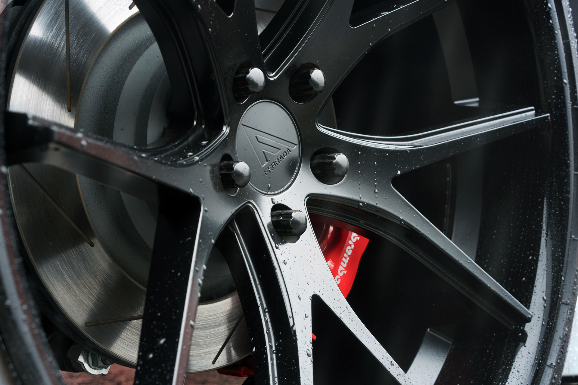 DODGE CHARGER FERRADA DC-FR2 BLACK FORGED WHEELS