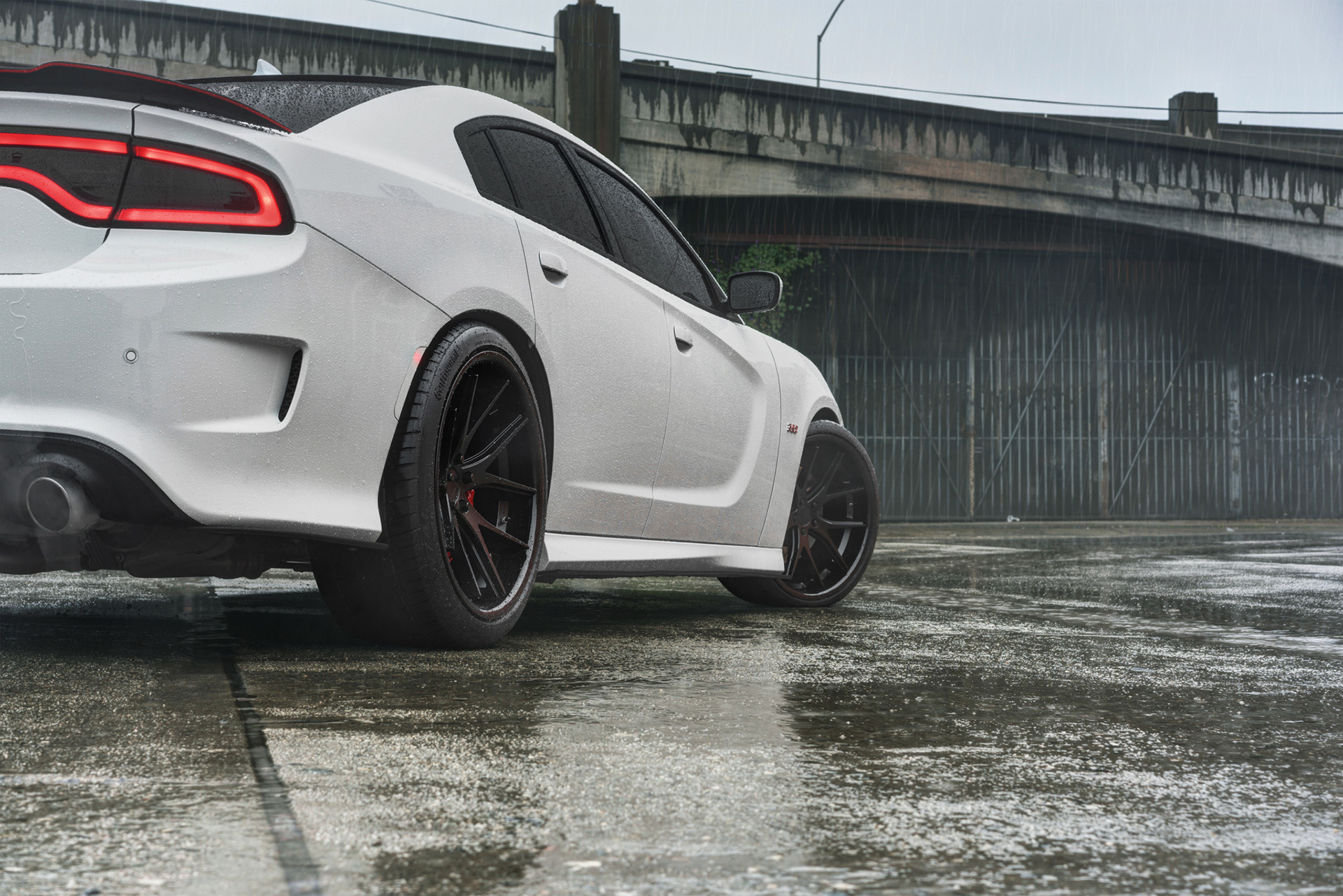 DODGE CHARGER FERRADA DC-FR2 BLACK FORGED WHEELS