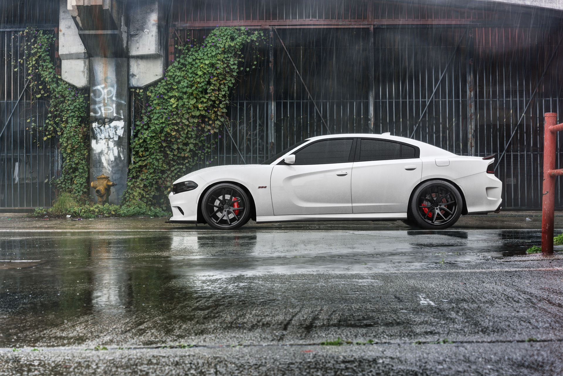 DODGE CHARGER FERRADA DC-FR2 BLACK FORGED WHEELS