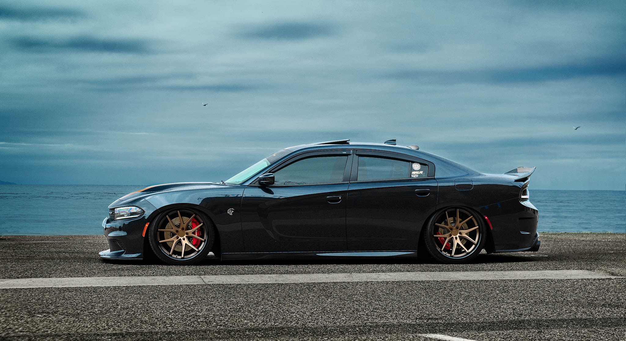 DODGE CHARGER FERRADA DC-FR2 BRONZE FORGED WHEELS