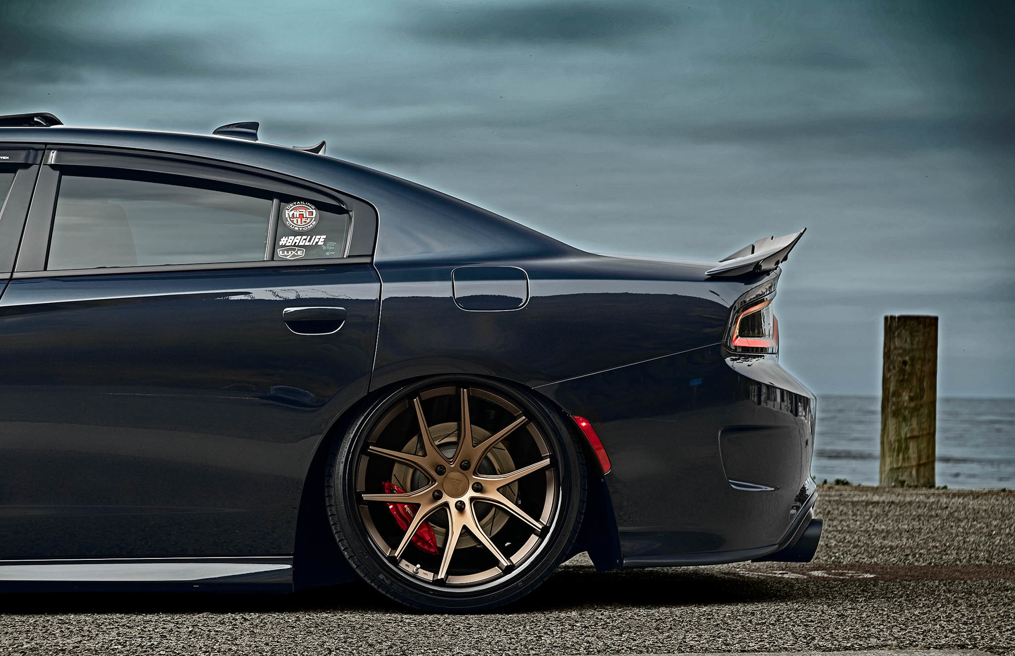 DODGE CHARGER FERRADA DC-FR2 BRONZE FORGED WHEELS