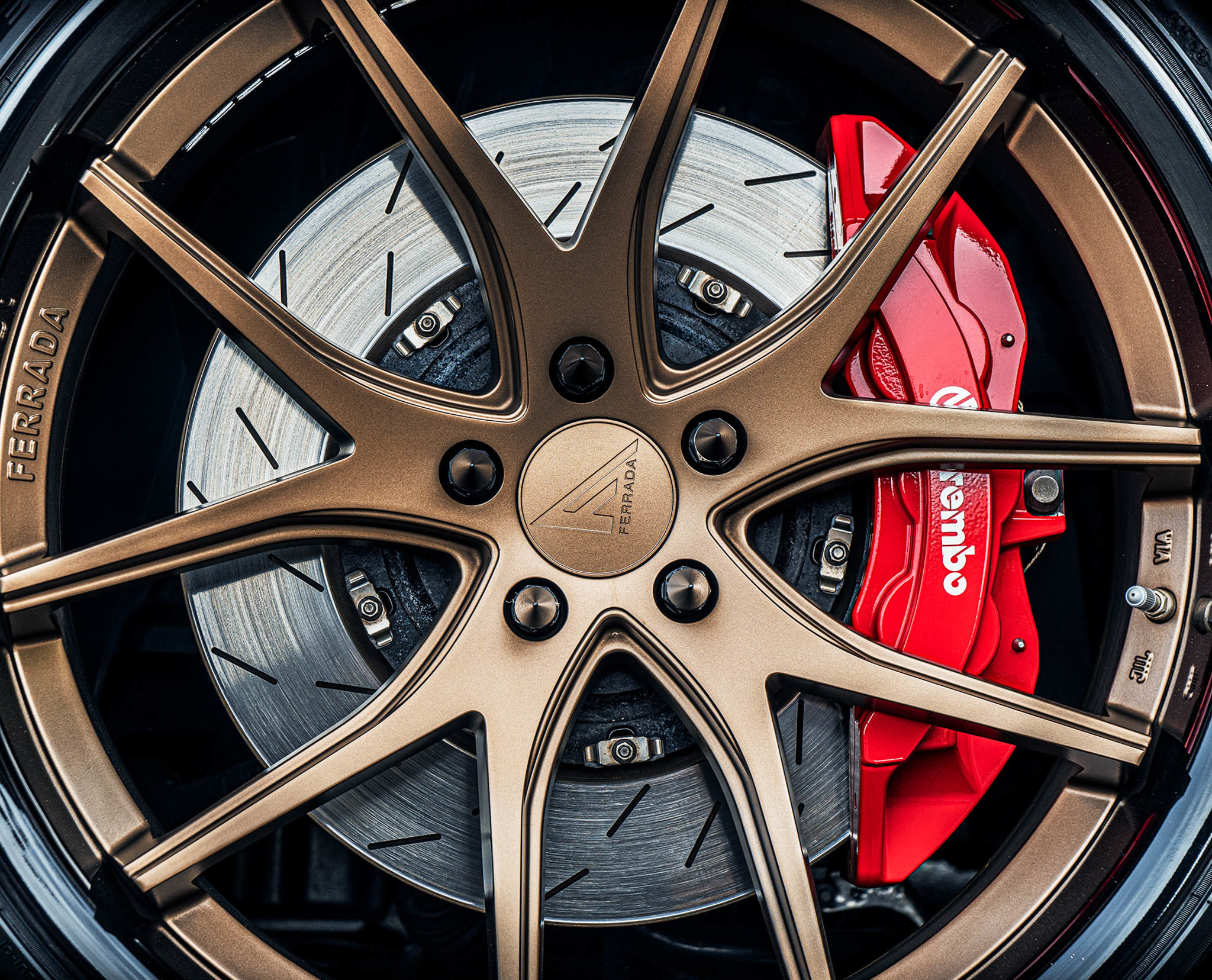 DODGE CHARGER FERRADA DC-FR2 BRONZE FORGED WHEELS